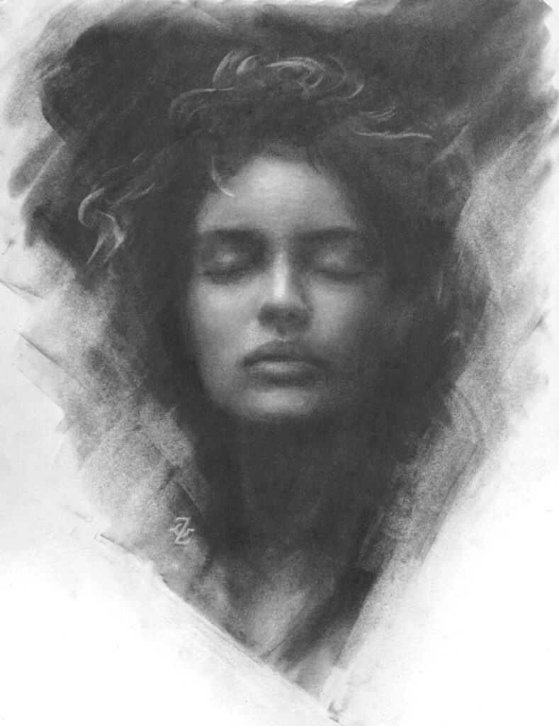 Dusk, Graphite, ©2025 by Zach Grayson