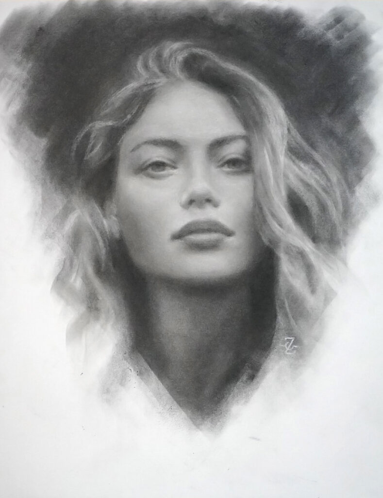 Regard, Graphite, ©2025 by Zach Grayson