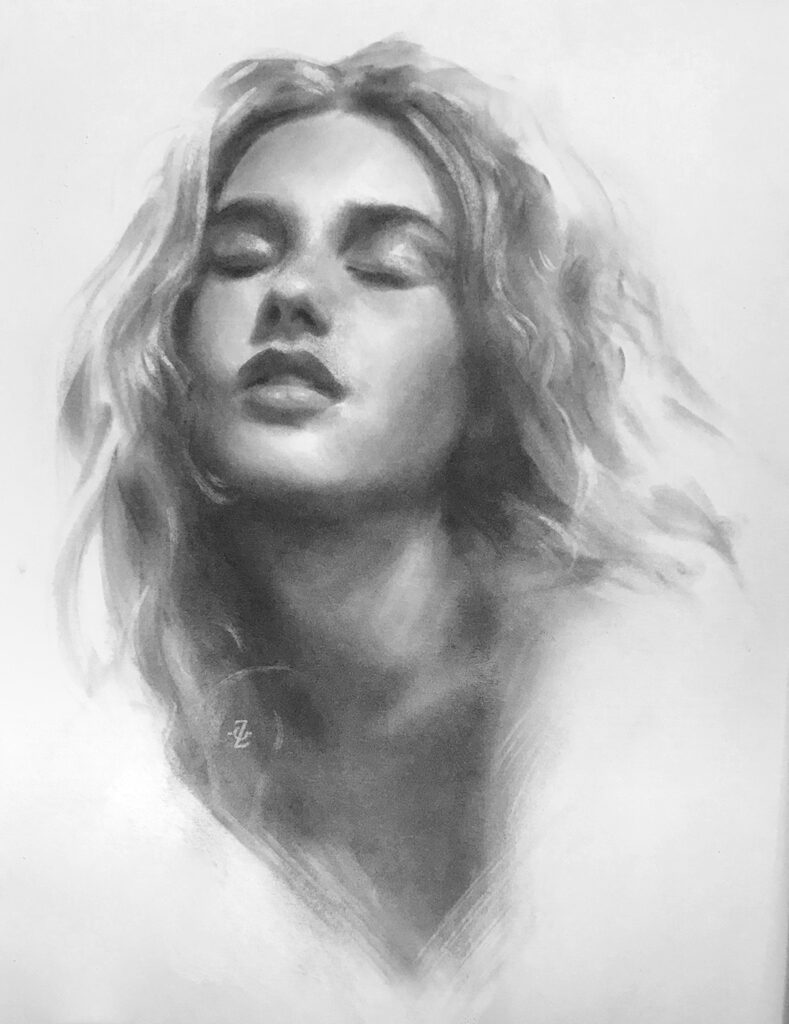 Sunlight, Graphite, ©2025 by Zach Grayson
